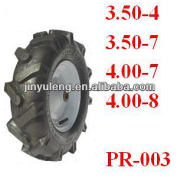 3.50-4 Roda de borracha pneumática